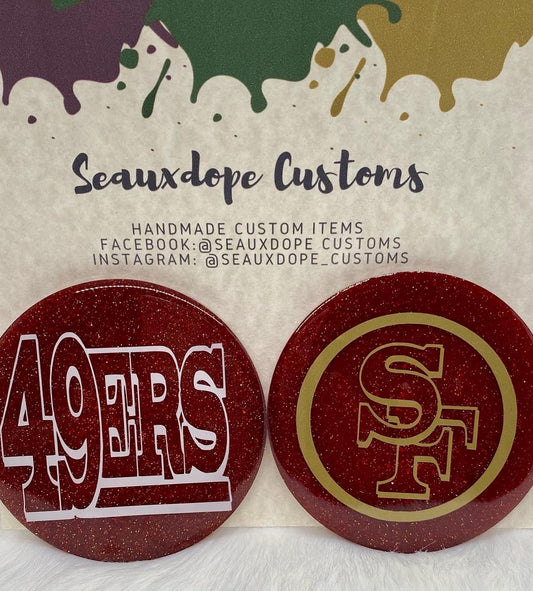 49ers coasters